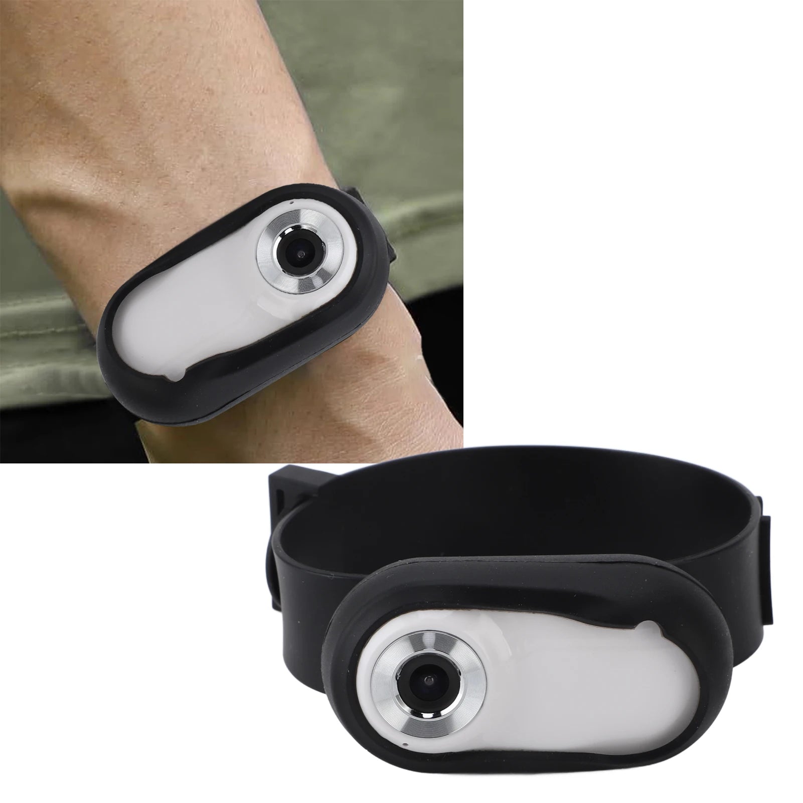 Pet Collar Camera Lightweight Support Memory Card LCD Display HD 1080P Pet Action Camera USB Rechargeable for Indoor Outdoor